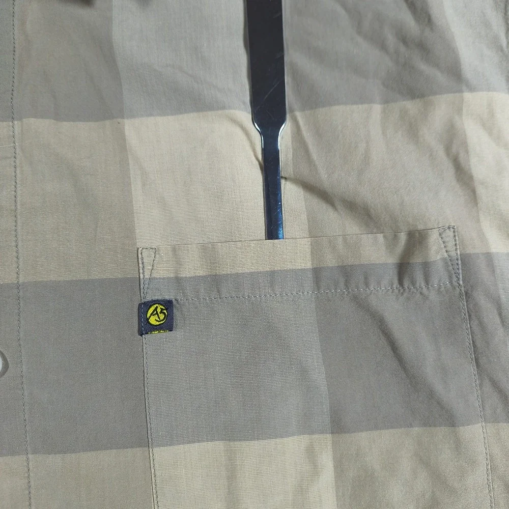The North Face A5 Series Shirt Men Small Plaid Button Up Gorpcore Outdoor Hiking